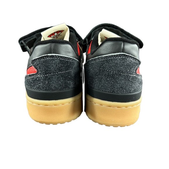 Adidas X Midwest Kids Forum 84 Low Core Black White Red Gum Shoes GW0035… main image 9